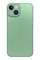 Ön Yüz iPhone 14 Yeşil Prizma Desenli Cam Görünümlü Kılıf
