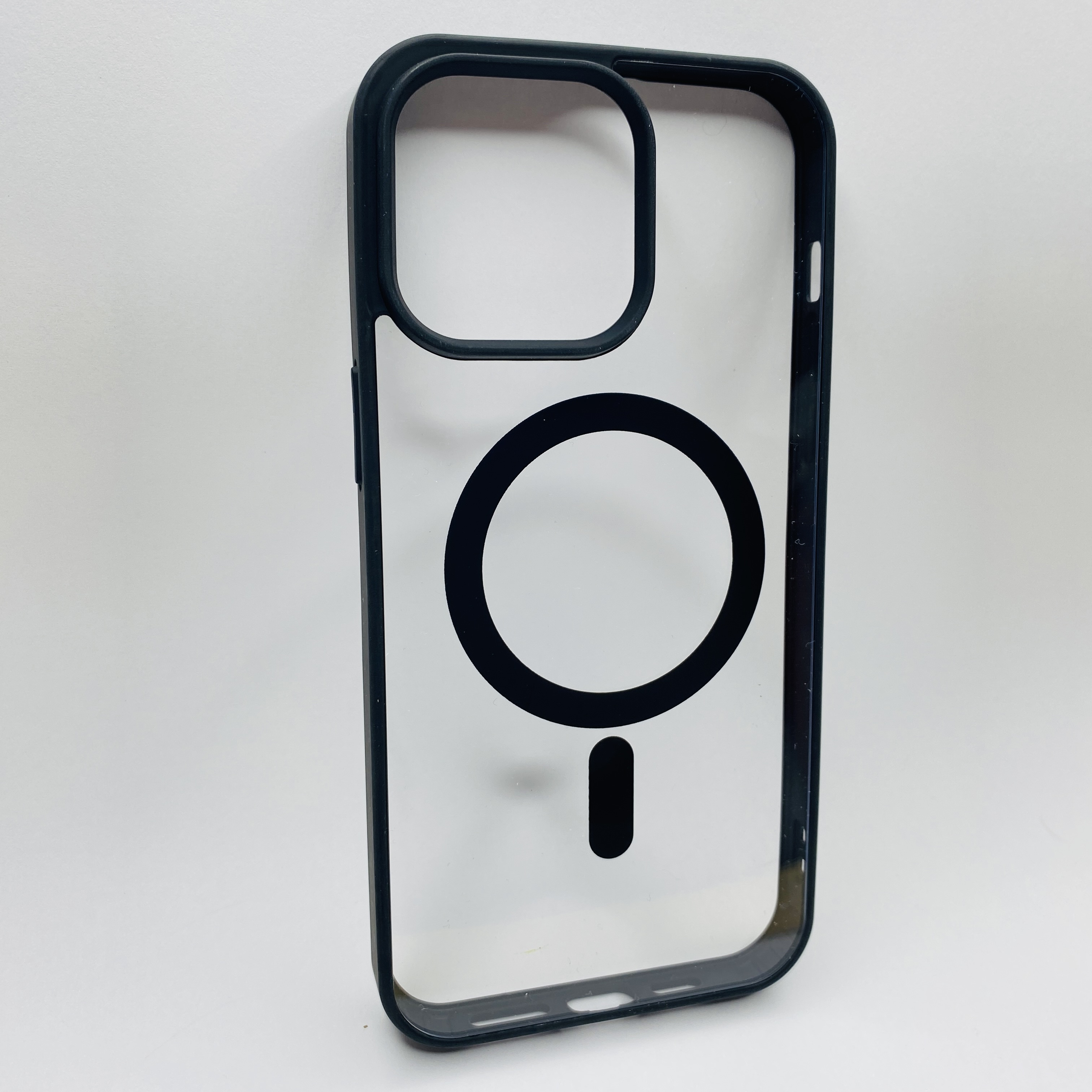 iPhone 15 Pro Max Siyah Çerçeveli MagSafe Kılıf