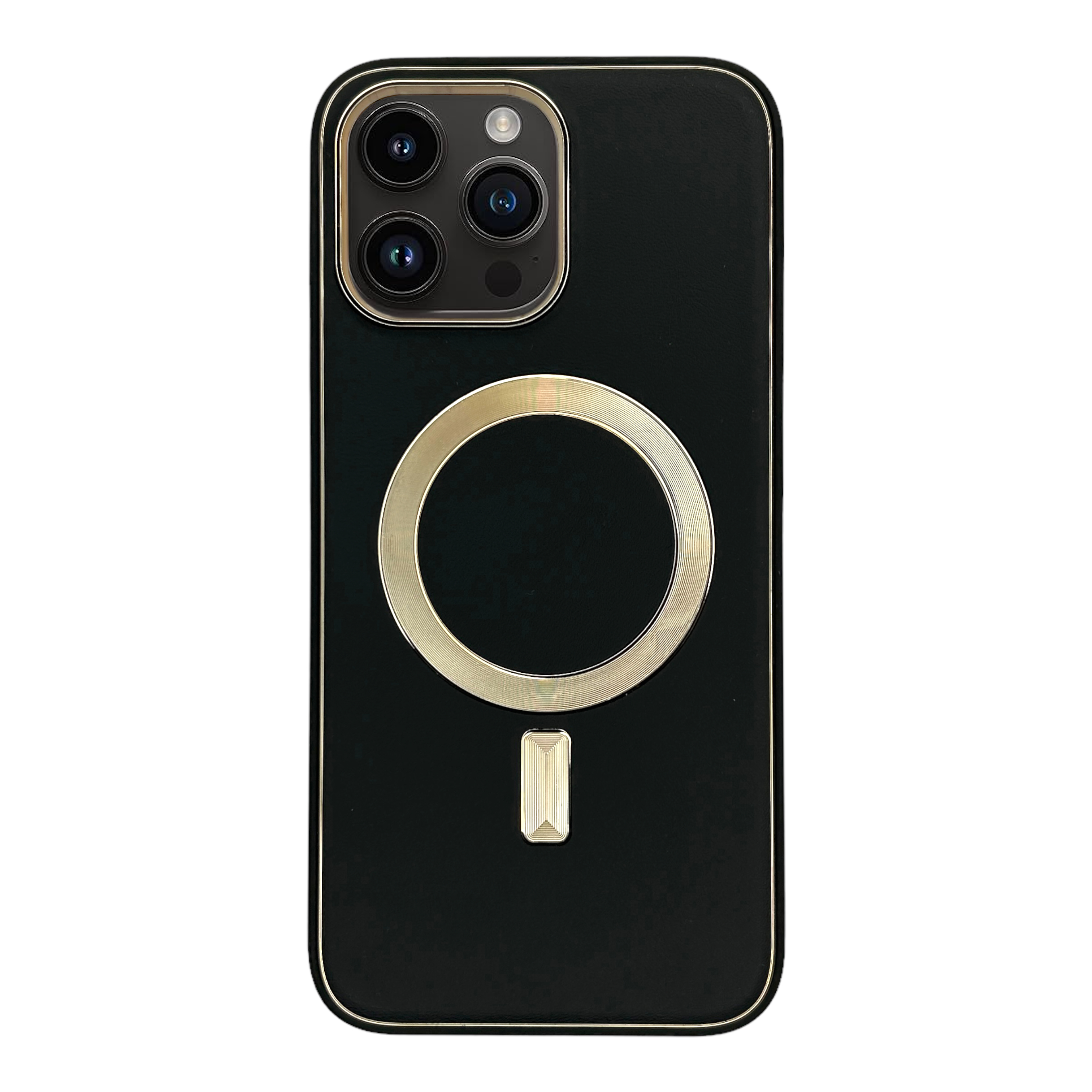iPhone 14 Pro Max Siyah Deri MagSafe Kılıf